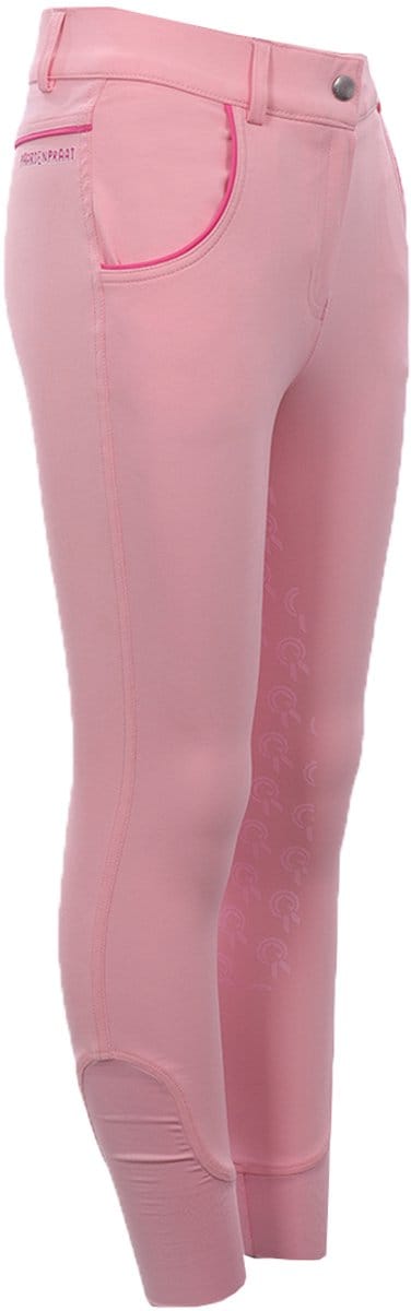 Paardenpraattv Paardrijbroek Paardenpraat By Ej Johnny Full Grip Kids Lichtroze - XS