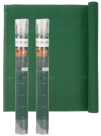 Iber Garden schutting / scheidingswand - 2x - Bamboe - 100 x 300 cm - groen - gevlochten