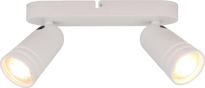 Chericoni Spero Plafondspot - 2 lichts - Ø6 cm - GU10 - Wit