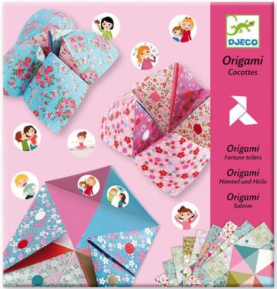 Origami Gelukvoorspeller Spel voor Kinderen - Vouwkaarten en Grappige Opdrachten