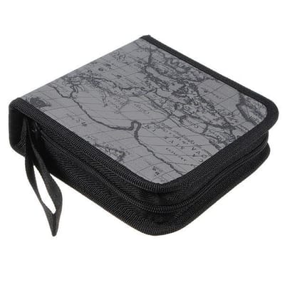 Handige Cd Map Tot Wel 40 Cd'S - Dvd-Map - Opbergmap – Cd opbergmap – 40 cd's – Compact en draagbaar – thuis en onderweg – Beschermt tegen krassen en stof – Eenvoudig te gebruiken – opbergoplossing