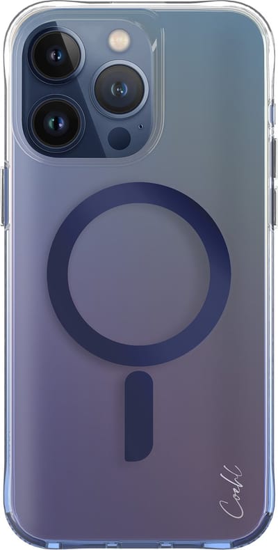 Coehl Hoesje Geschikt voor iPhone 15 Pro Hoesje - Coehl Dazze MagSafe Backcover - blauw
