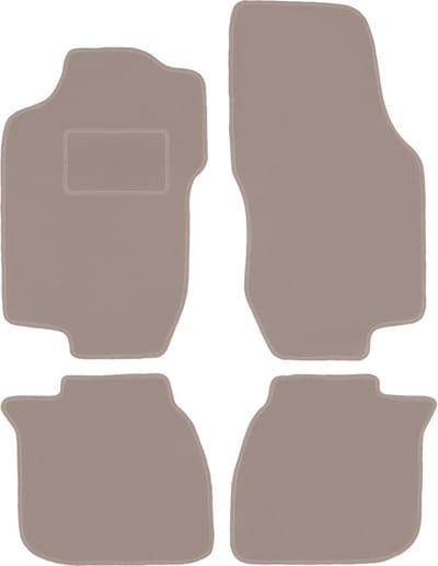 Beige veloursmatten voor: Lancia Lybra sedan, stationwagen, SW (1999-2005)