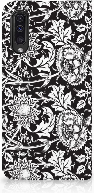 Samsung Galaxy A50 Smart Cover Black Flowers