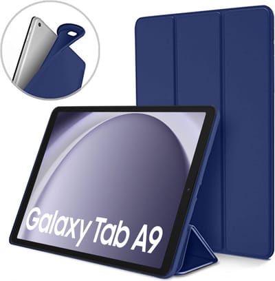 Tablet Hoes geschikt voor Samsung Galaxy Tab A9 / Tab A11 – Extreme Shock Cover - Blauw