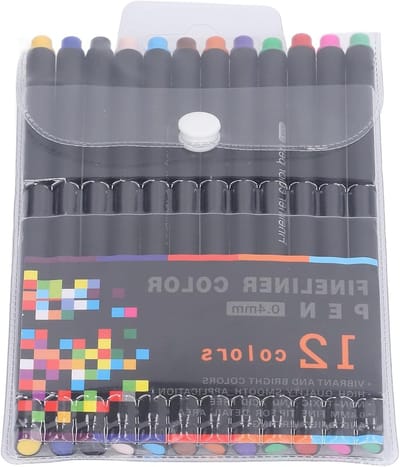 Sublimatie Inkt Pen Set met 12 Kleuren voor Professionele Sublimatie Effecten, Geschikt voor Cricut Explore en Maker