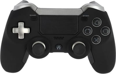 DrPhone DBS01 Pro - Draadloze Controller – Ergonomisch – Trilfunctie - Geschikt voor PS4/PS4 PRO Uitbreiding Knoppen FPS - Gaming - Zwart