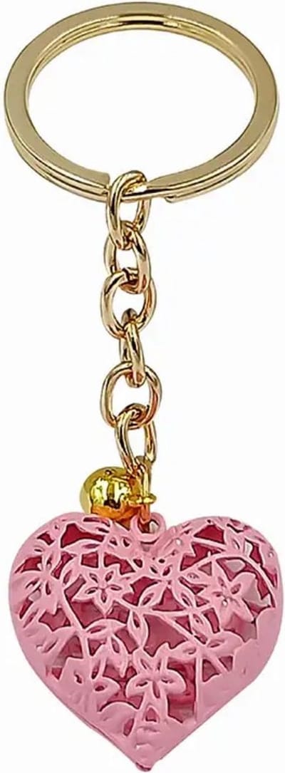 Akyol - Hartjes – Sleutelhanger – sleutelhanger hartje -Hartjes sleutelhanger-valentijnsdag cadeau – Liefde – Valentijnsdag – Love – Hart – Hart sleutelhanger – Liefde cadeau – Rood – Valentijns cadeau