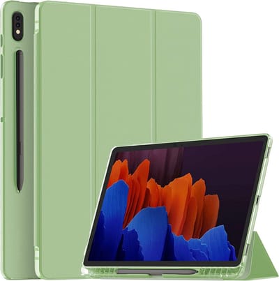Hoesje geschikt voor Samsung Galaxy Tab S7 11 inch SM-T870, SM-T875, SM-T876B Hoes Smart Cover Bookcase Case Magnetisch Inklapbaar