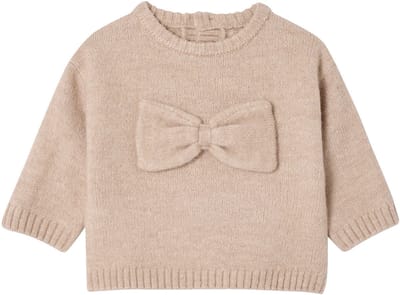 Vertbaudet Gebreide trui baby sweater met strik in volume