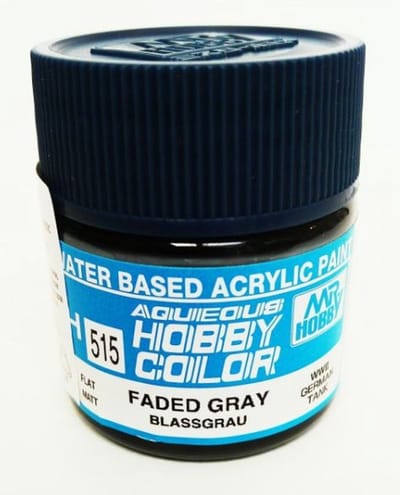 Gunze H-515 - Faded Gray 'Blassgrau' - Mr. Hobby Aqueous Modelbouwverf 10ml
