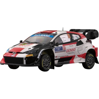 Belkits Modelbouwpakket Auto - 026 Toyota Yaris WRC - 2023 Guanajuato Mexico Rally Winner - Japanse Rauto Plastic - 1:24 - Modelbouw