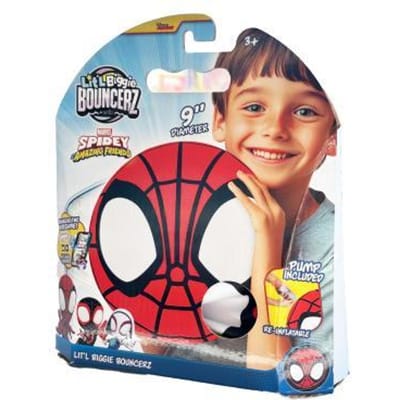 Spider-Man Little Biggie Bouncerz Spiderman Opblaasbare pluche bal 45cm