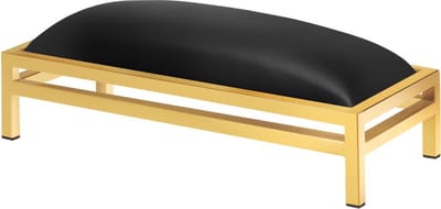 Armsteun zwart/goud- Handkussen/Armsteun/Armsteun nagelstyliste/Handkussen voor manicure
