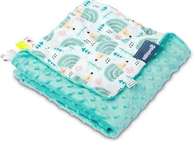 Babynestje met Deken - Babydeken Kinderdeken - Comfort en Veiligheid - Sensorische Aantrekkingskracht - 75x100 cm - Munt