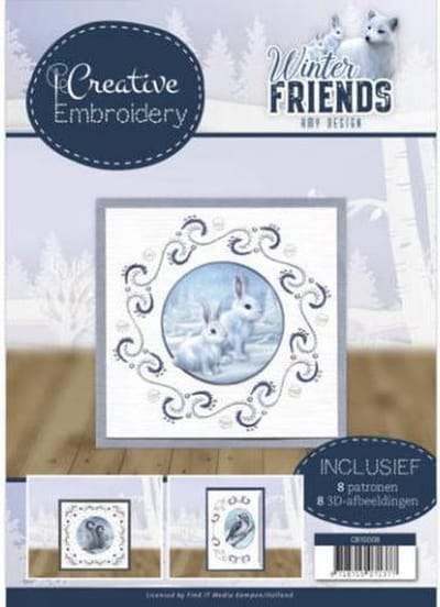 Boek 8 Creative Embroidery - Winter Friends van Amy Design