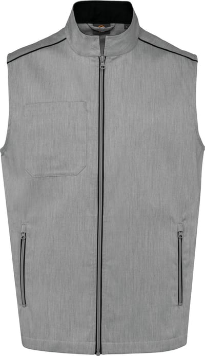 WK. Designed To Work Gilet Day To Day WK6148 - Marl Oxford Grey / Black - 3XL