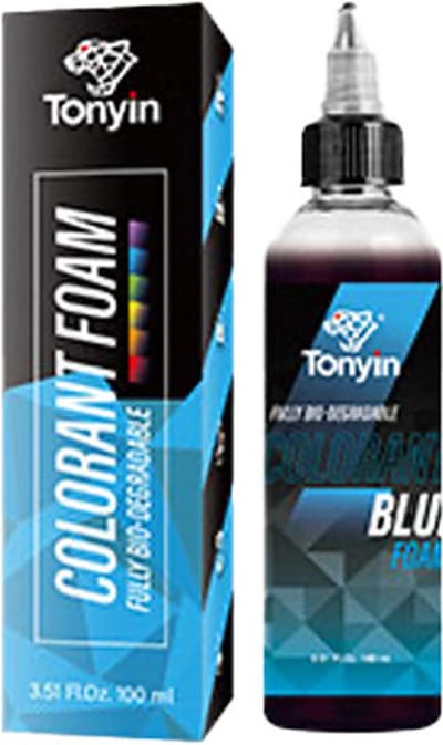 TONYIN | Colorant foam | Kleurstof | Schuim | Blauw | 100ml | Auto wassen | Carwash | Levendige kleur | TN04H