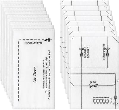 Dailygoods - Set van 8 stofzuigerfilters voor Miele stofzuiger - Motorbeschermingsfilter en stofzuigerfilter