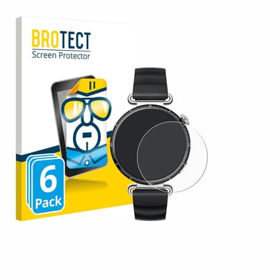 BROTECT - Screenprotector voor Huawei Watch GT 6 / GT 7 (41 mm) - Folie Beschermfolie transparant 6 Stuks
