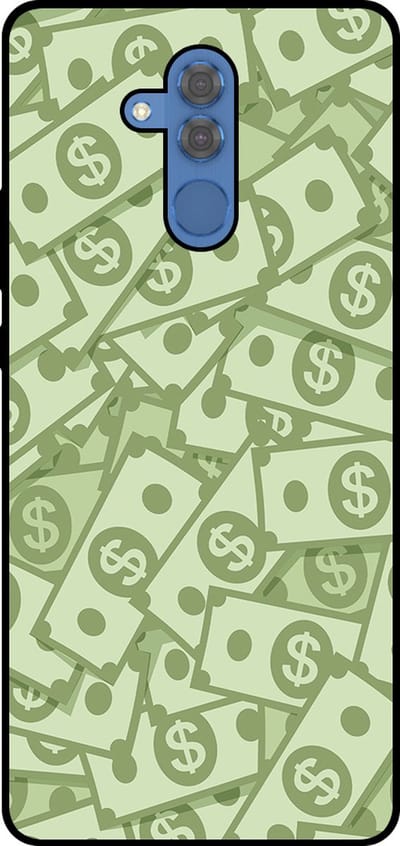 Smartphonica Telefoonhoesje Geschikt voor Huawei Mate 20 Lite met Geld Opdruk - TPU Backcover Case With Money Design geschikt voor Huawei Mate 20 Lite