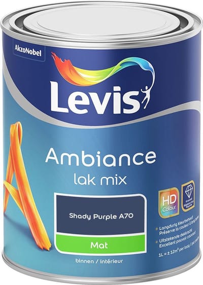 Levis - Ambiance Lak Mat Mix - Shady Purple A70 - Mengverf - 1 L