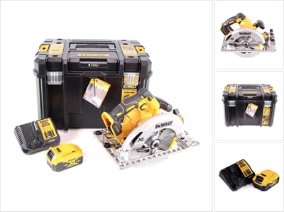 DeWalt DCS 572 P1 accu-handcirkelzaag 18 V 184 x 16 mm + 1x accu 5,0 Ah + oplader + T-STAK