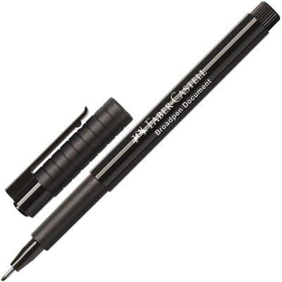 Faber-Castell fineliner - Broadpen 1554 - zwart - FC-155499