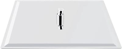 Vierkante Douchekop - Regendouchekop Ultradun - Ontspannende Douche - Roestvrij Staal Verchroomd - 16 Inch - Zilver