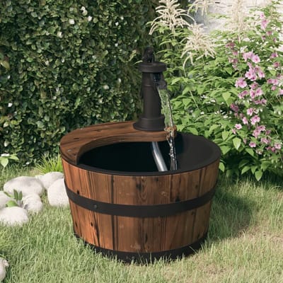 Waterornament - Voor buiten - Tuin - Water Fontein - Waterval Ontwerp - Kamerfontein - Tuindecoratie - Met Pomp - 28 x 28 x 34,5 cm