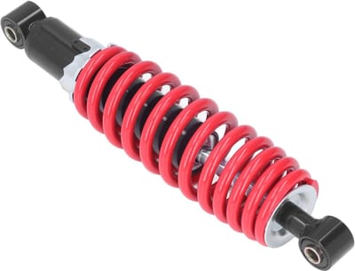 Dailygoods- Schokdemper Achter 305mm - Verstelbare Veerdruk 5-Snelheden - Universeel voor Motorfiets/ATV - Staallegering - Hoge Kwaliteit - Vering