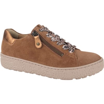 Hartjes 162.1401 Phil Sneakers - Suède - Dames - Bruin - Maat 41,5