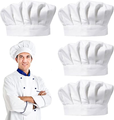 Verstelbare Kookmutsen voor Koks - 4 Stuks - Ademend, Stofdicht en Geschikt voor Thuis en Restaurantgebruik