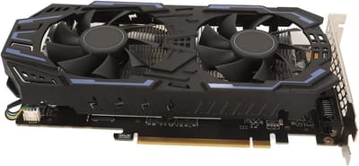 Grafische Kaart - Videokaart PC - Gaming en Werk - Dubbele Ventilator Koeling - 192Bit GDDR5 - Zwart