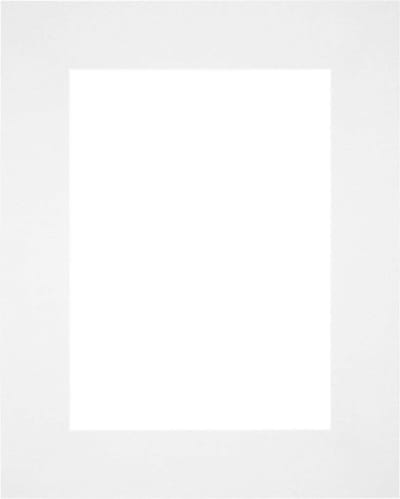 Passe-Partout Fotomaat 13x18 cm - Lijstmaat 20x25 cm - Wit - Museumkarton - Fotolijst niet inbegrepen