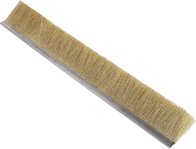 Brievenbus Afdichtingsstrip - Brievenbusdeksel Beschermer - Brievenbus Schoon Houden - Met Koperen Borstelharen - 30 x 4.5 cm - Multicolor