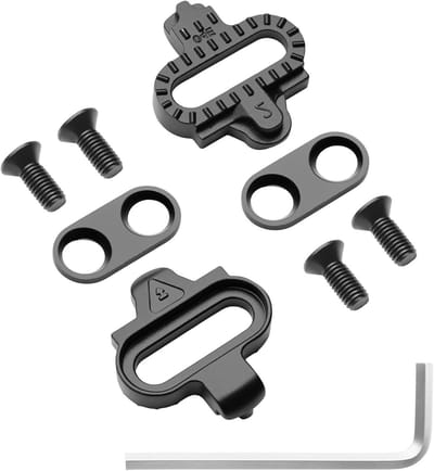 Compatibele fietsschoenen voor Shimano MTB SPD en Look X-Track pedalen, ideaal voor indoor fietsen, met chromoly staal en inclusief inbussleutel