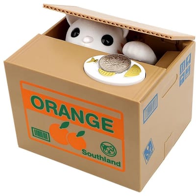 Geautomatiseerde Panda Spaarpot, Kat en Hond Muntenstel Bankje, Geld Bespaar Box, Schattige Kitty Munten, Spaar Box