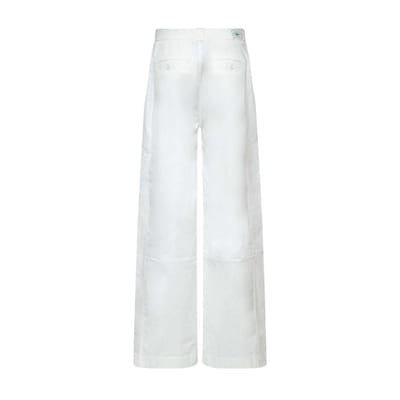 Lacoste Dames/Dames Gabardine Broek (Crème)