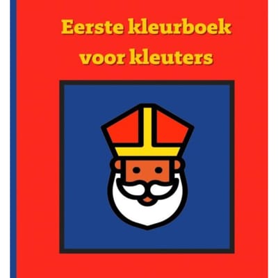Eerste Kleurboek Voor Kleuters :: Sinterklaas - Mieke Stevens