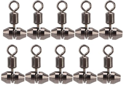 Dailygoods - 10 Stuks 3 Way Barrel Wartels voor Visgerei - Meerval Rig Connectors