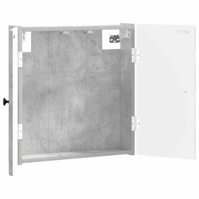 vidaXL - Dartbord - Kabinet - BREDA - Betongrijs - 52,5 - x - 10,5 - x - 53,5 - cm