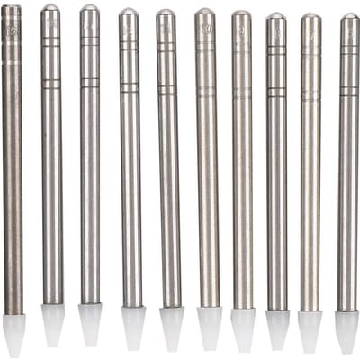 10 stuks 6-15mm Horlogewijzerzetters Horlogewijzerzetters Horlogereparatiegereedschap gray