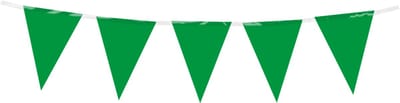 Mini vlaggenlijn | PE | Kleur: Groen | Lengte: 3 meter