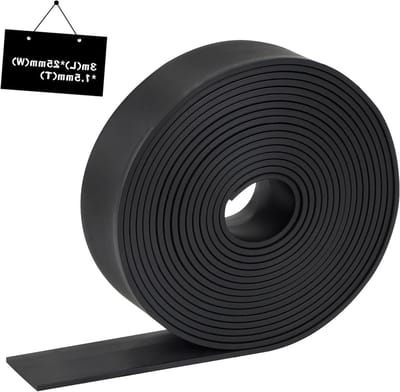 Rubber Strip voor Diverse Toepassingen, Neopreen Rubber Mat 25mm x 1.5mm x 3m, Ideaal als Onderlaag en Voorafdichtingen