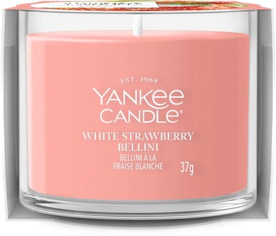 Yankee Candle Filled Votive - White Strawberry Bellini - 10 branduren - 1 stuk