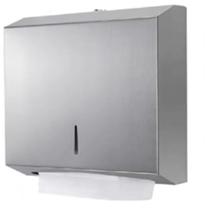 Distributeur de Papier Essuie-Tout Mural Acier Inoxydable Porte-Rouleau Papier Toilette Boîte Distributrice pour Salle de Bain gray