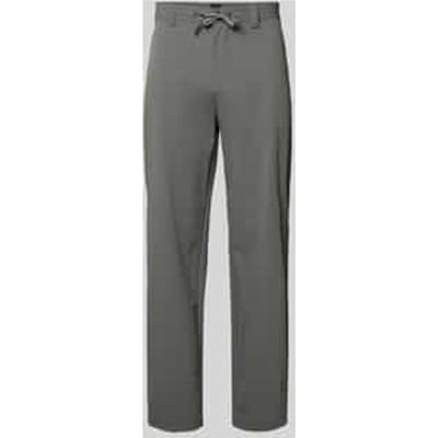 Straight-Tapered Fit chino met tailleband met trekkoord model 'CHINO'