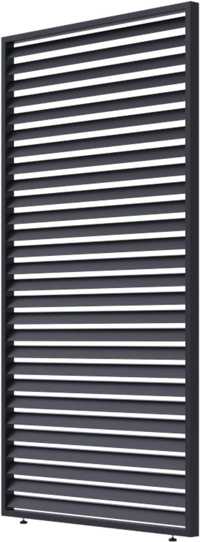 Horizontaal decopaneel voor pergola 123.5cm (lengte) x 233.5cm (hoogte) RAL 7016 antraciet