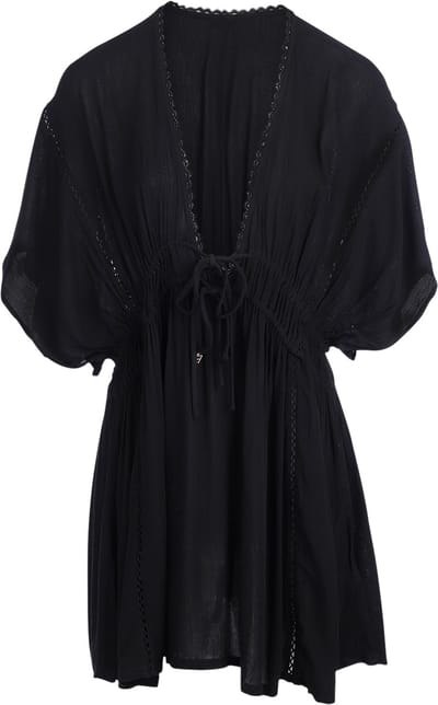 Brunotti - Tunessa - Tuniek Zwart - Dames - Strandtuniek dames - Blouse - 100% Viscose - XXL